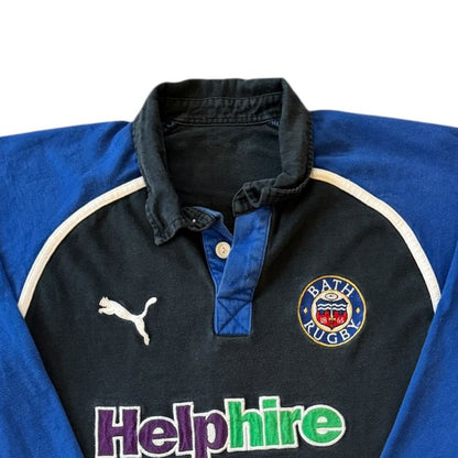 Medium 2006/07 Puma Black Bath Rugby Shirt