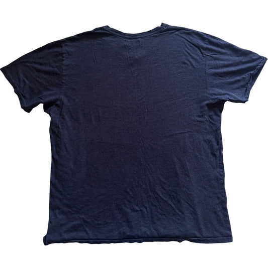 3XL Adidas Washed Black V-Neck T-Shirt