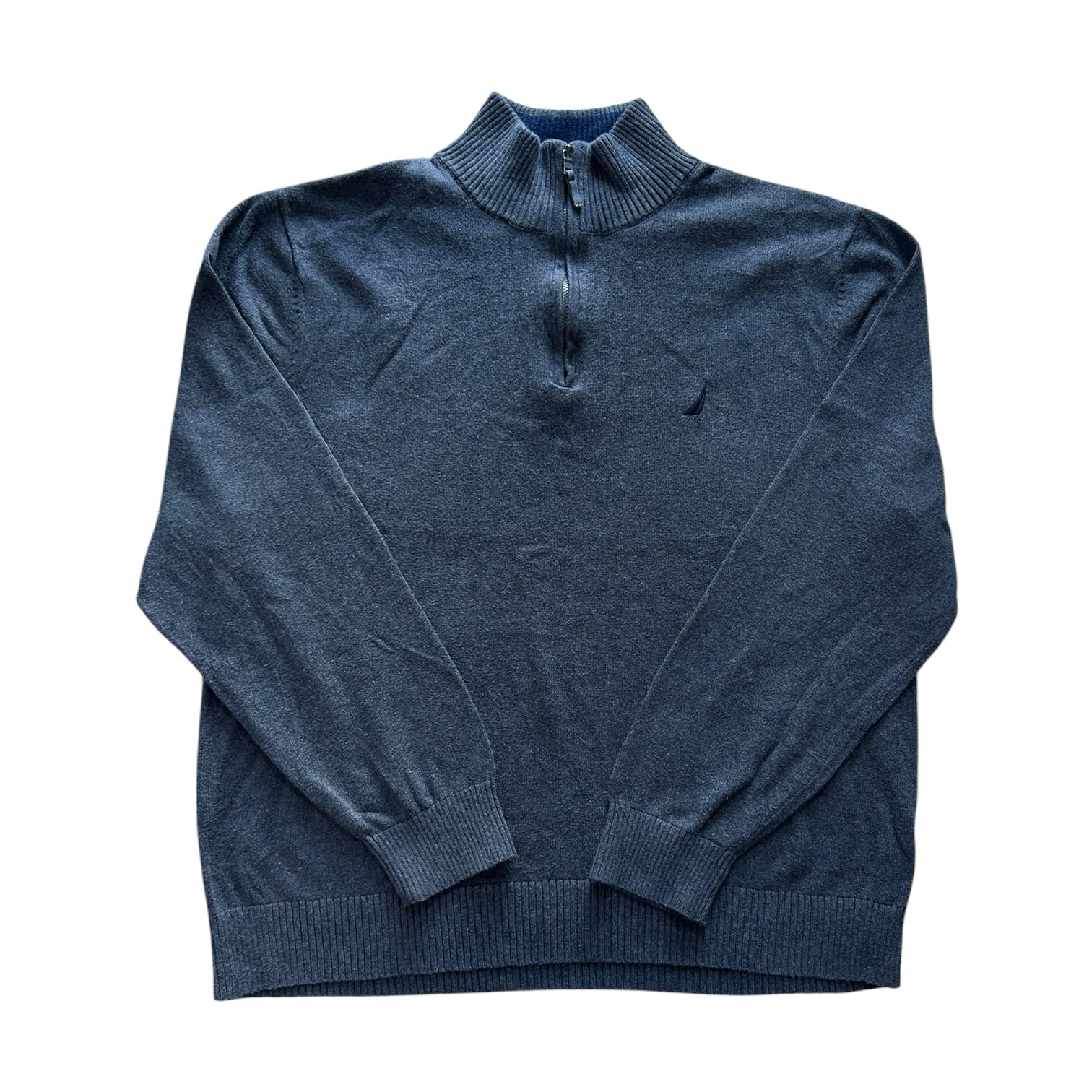 Large Nautica Blue 1/4 Zip Jumper