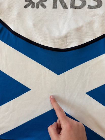 Large 2012/13 Canterbury White Scotland Rugby Shirt