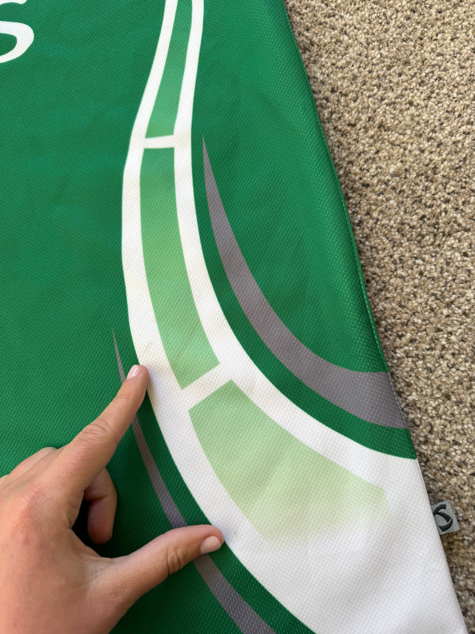 Large Samurai Green Nomads Rugby Shirt