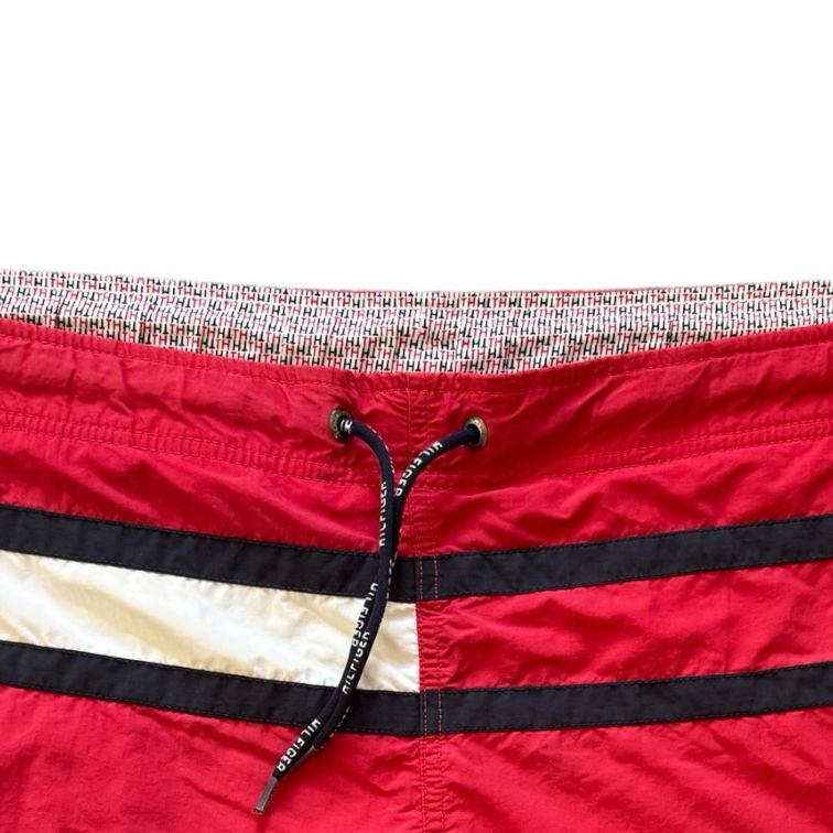 Large Tommy Hilfiger Red Swim Shorts