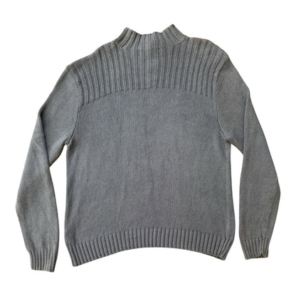 Extra large Ralph Lauren Light Blue Ribbed 1/4 Zip