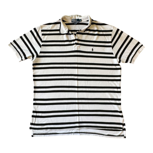 Extra large Ralph Lauren White and Black Polo Shirt