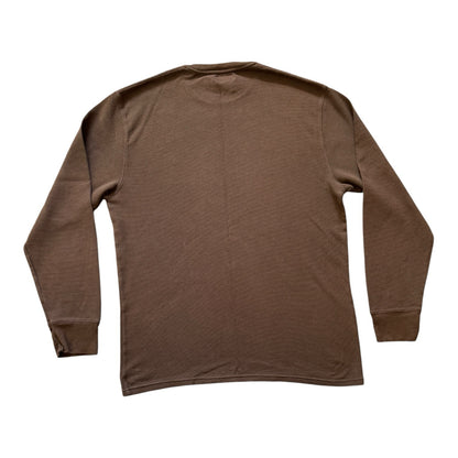 XXL Ralph Lauren Brown Waffle Thin Sweatshirt