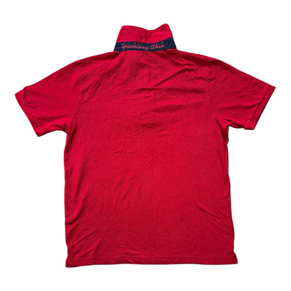 Large Yacht Collection Red Polo Shirt