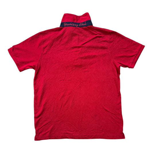 Large Yacht Collection Red Polo Shirt