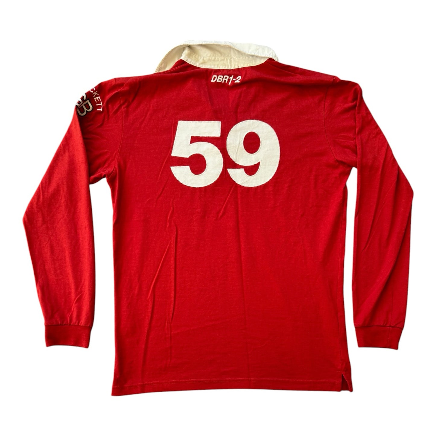 Large Hackett Aston Martin Red Rugby Shirt