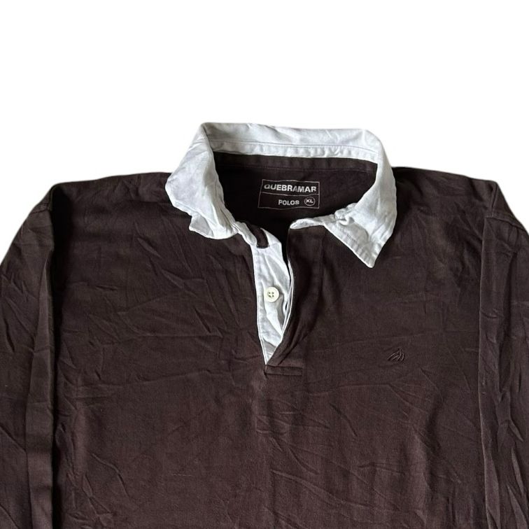 Extra large Quebramar Brown Rugby Shirt