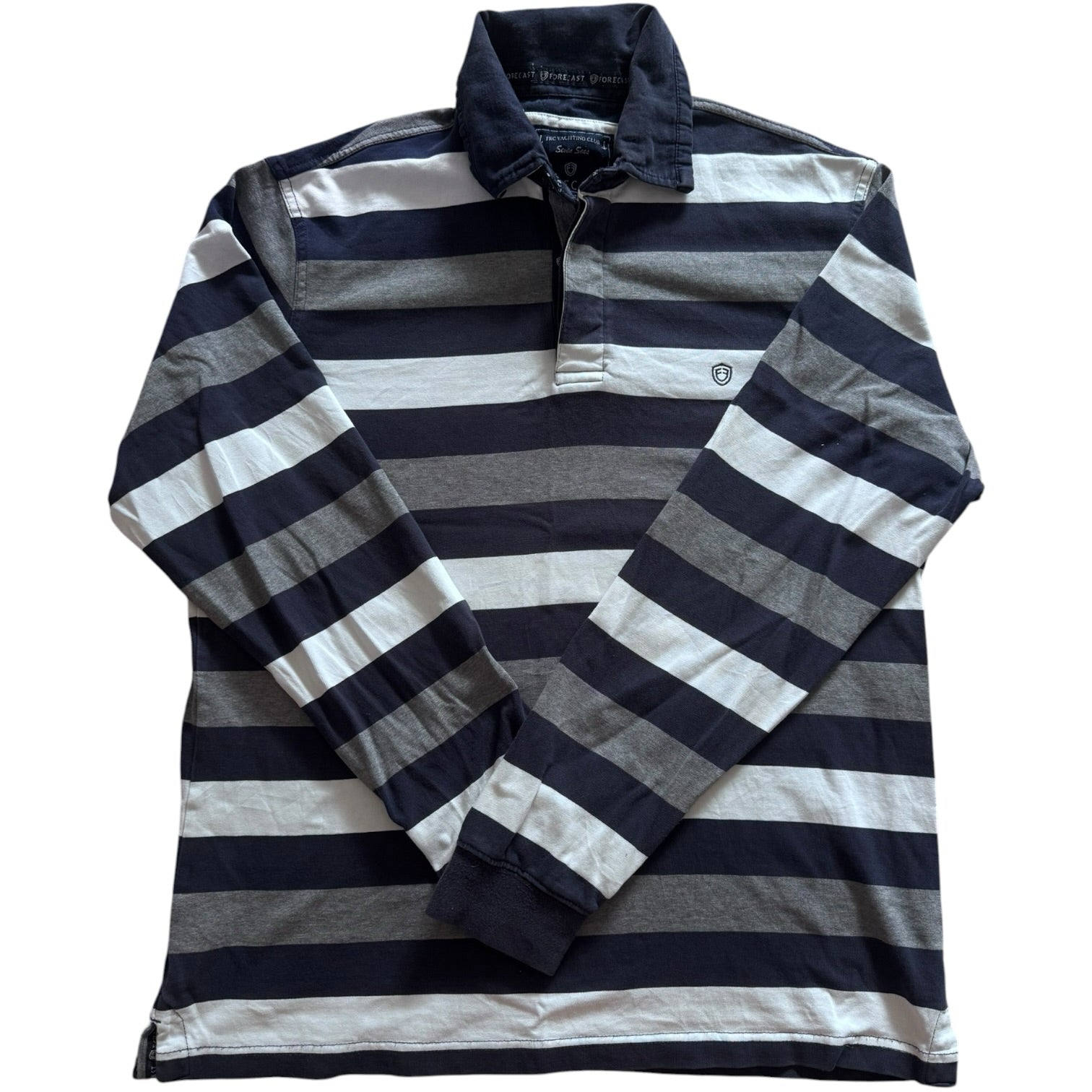 Medium Forecast Navy, White and Grey Rugby Shirt
