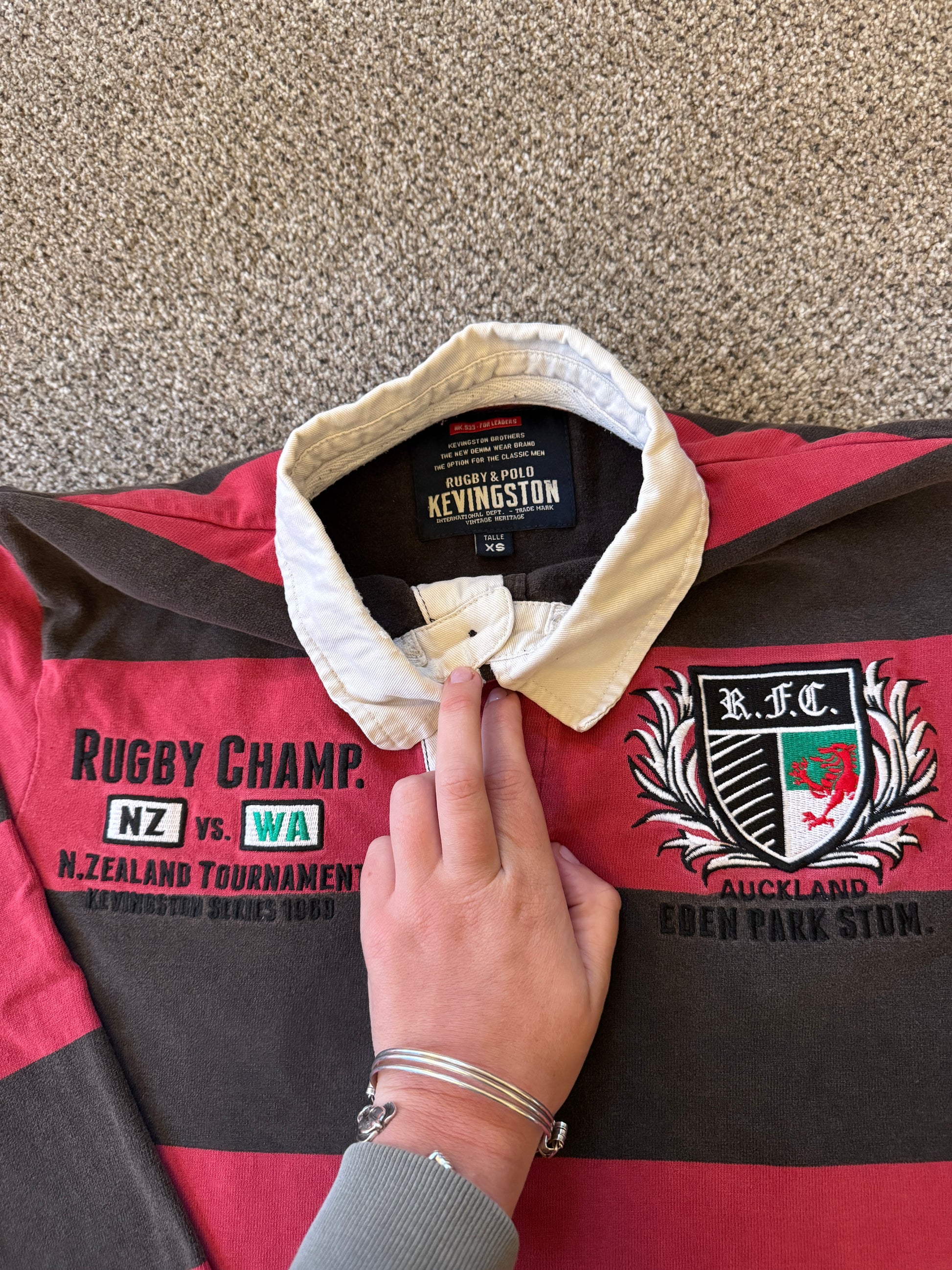 Extra small Kevingston Wales vs New Zealand Rugby Shirt