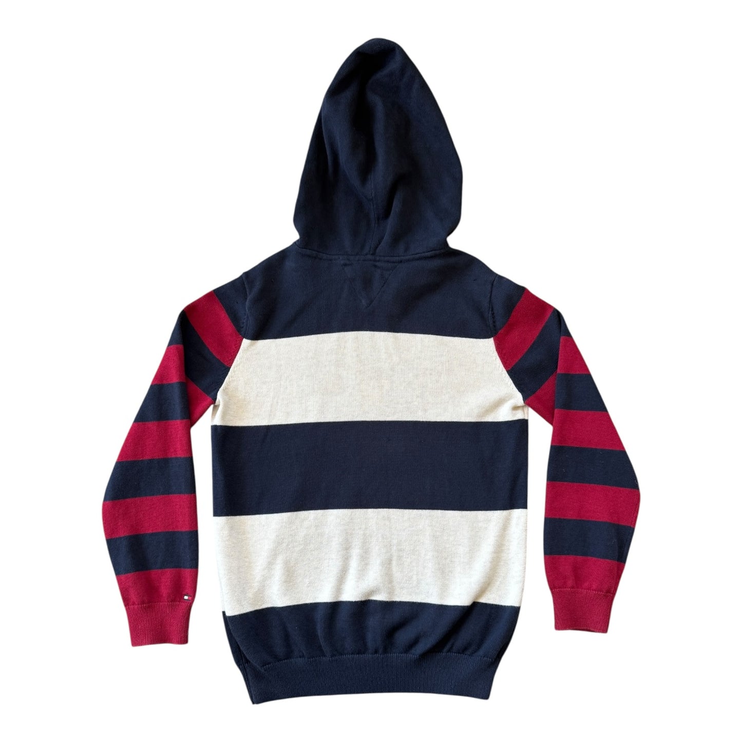 Aged 12-14 Tommy Hilfiger Navy, Red and White Hoodie