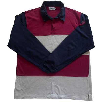 Extra large Marjocro Navy, Red and White Rugby Shirt