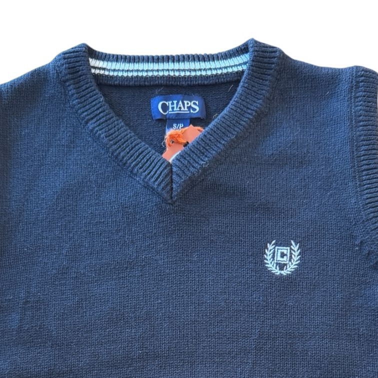 Aged 8 Chaps Navy Sweater Vest