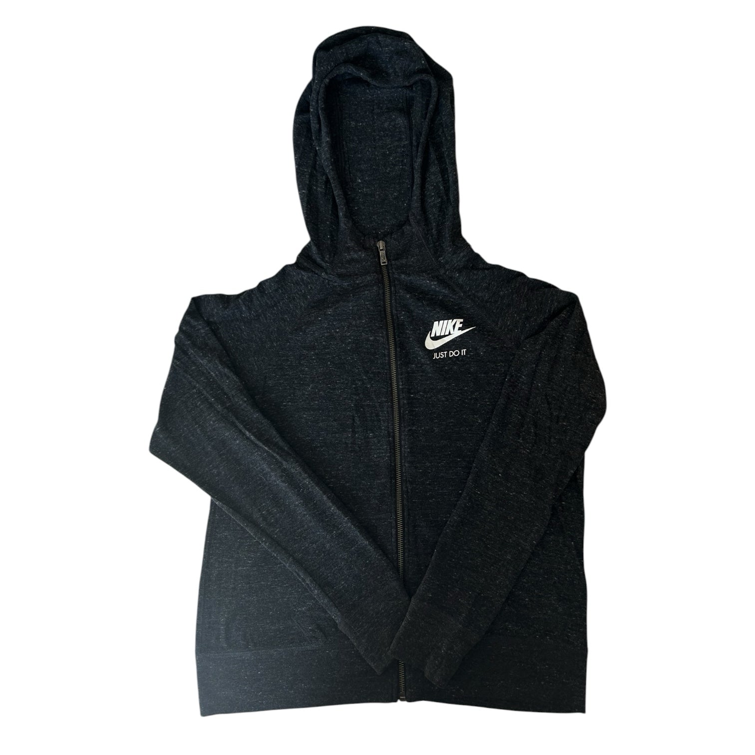 Aged 13-14 Nike Charcoal Black Zip Up Hoodie