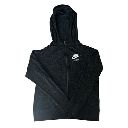 Aged 13-14 Nike Charcoal Black Zip Up Hoodie