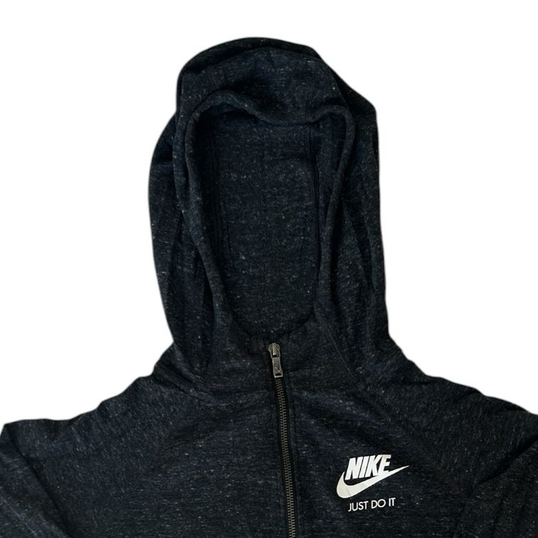 Aged 13-14 Nike Charcoal Black Zip Up Hoodie