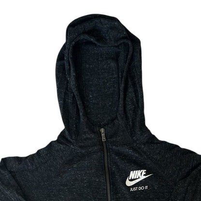 Aged 13-14 Nike Charcoal Black Zip Up Hoodie
