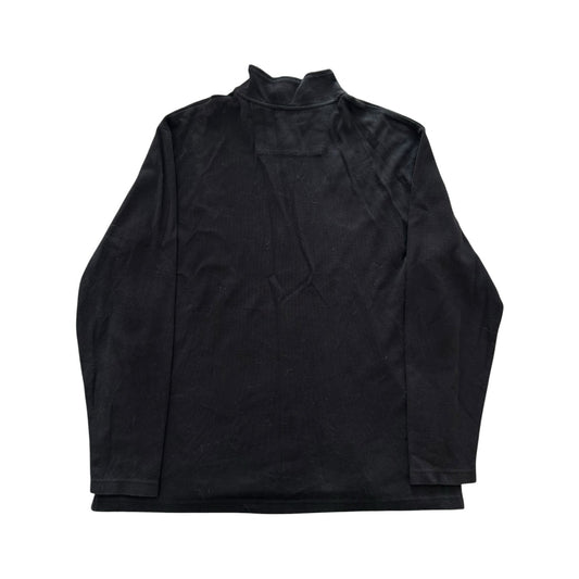 Extra large Chaps Black 1/4 Zip Jumper