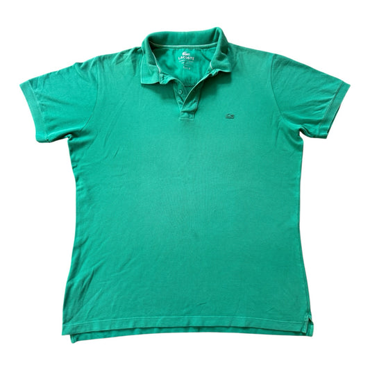3XL Lacoste Green Pique Polo Shirt
