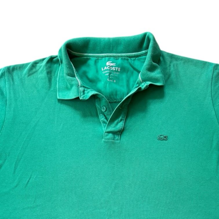 3XL Lacoste Green Pique Polo Shirt