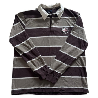 Medium TCM Brown Striped Rugby Shirt