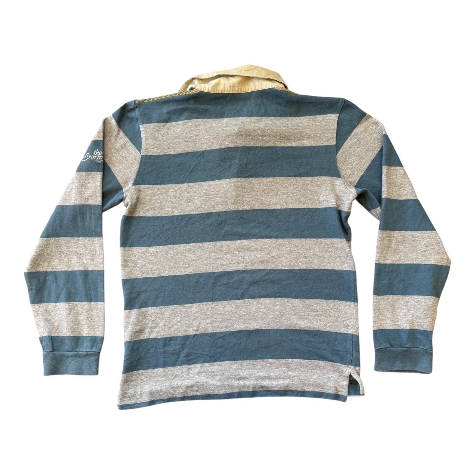 Medium Lee Blue And Navy Rugby Shirt