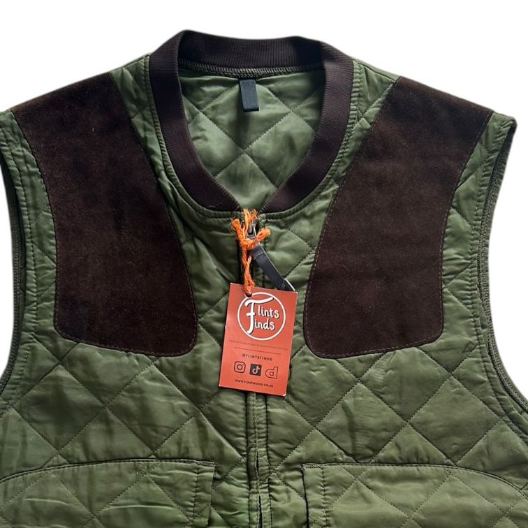 Medium Barbour Green D320 Keeperwear Waistcoat Gillet