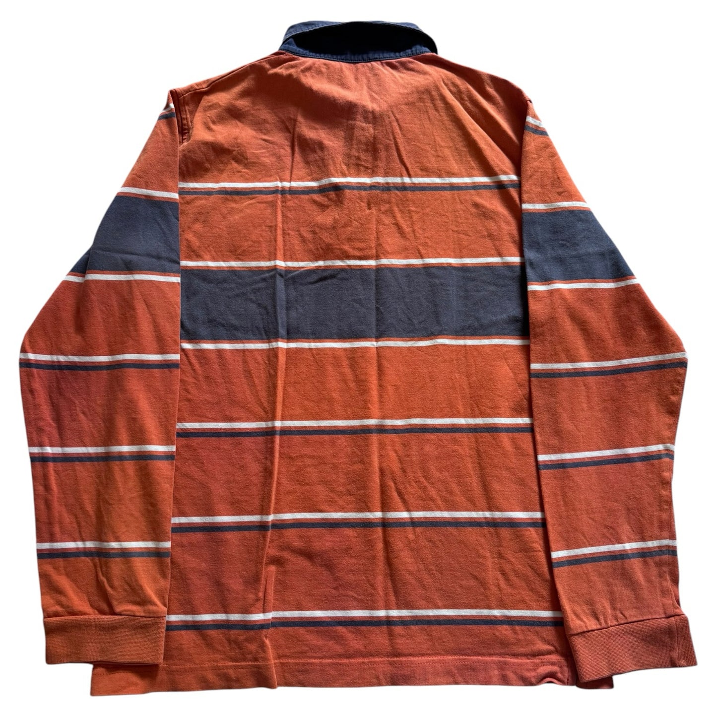 Medium Aze Orange Striped Rugby Shirt