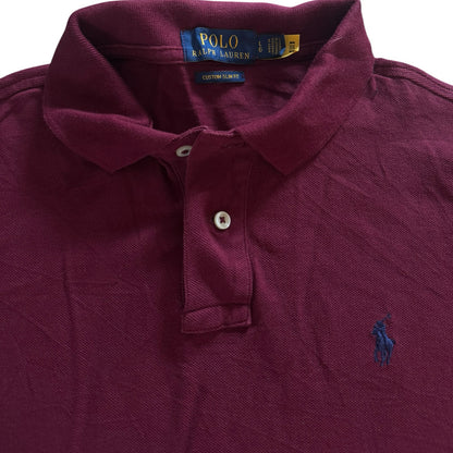 Large Ralph Lauren Burgundy Polo Shirt