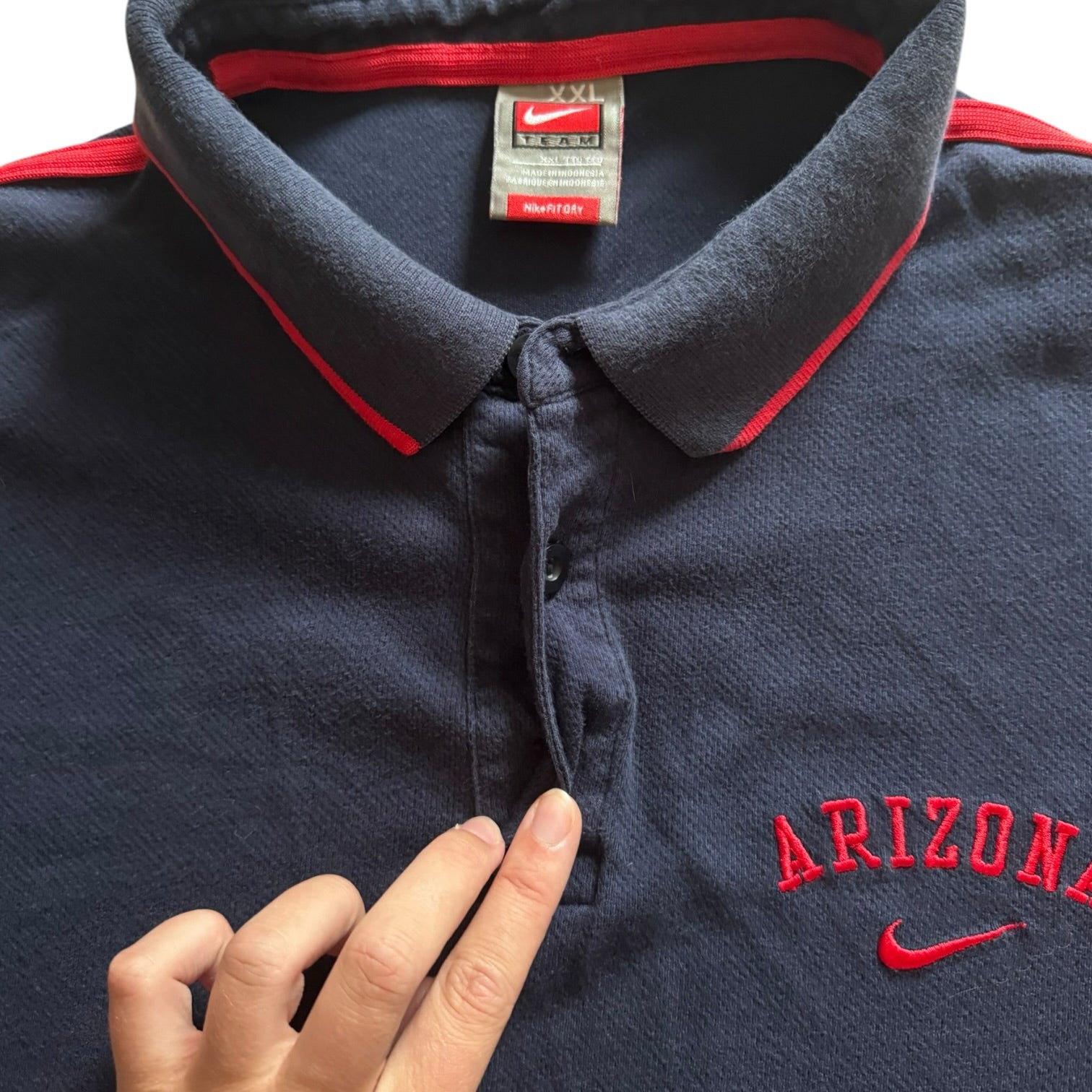 XXL Nike Team Navy Arizona Polo Shirt