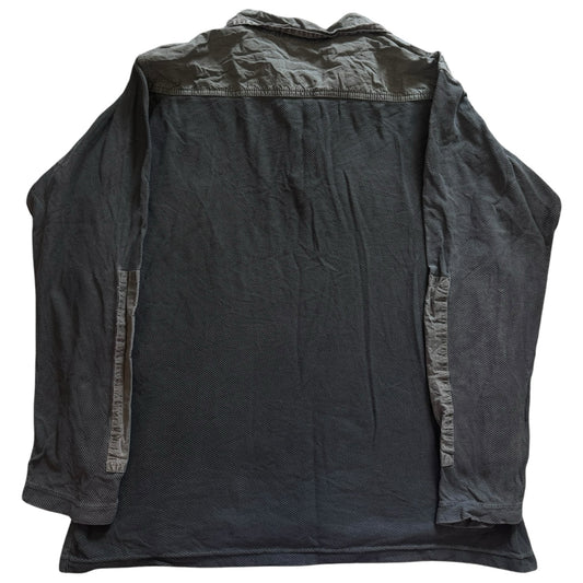 Large Camel Army Green Rugby Shirt