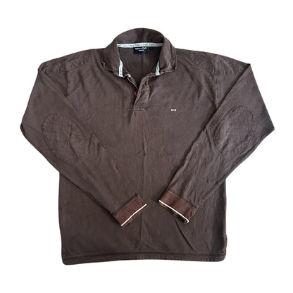Large Eden Park Brown Rugby Shirt