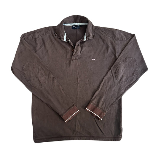 Large Eden Park Brown Rugby Shirt