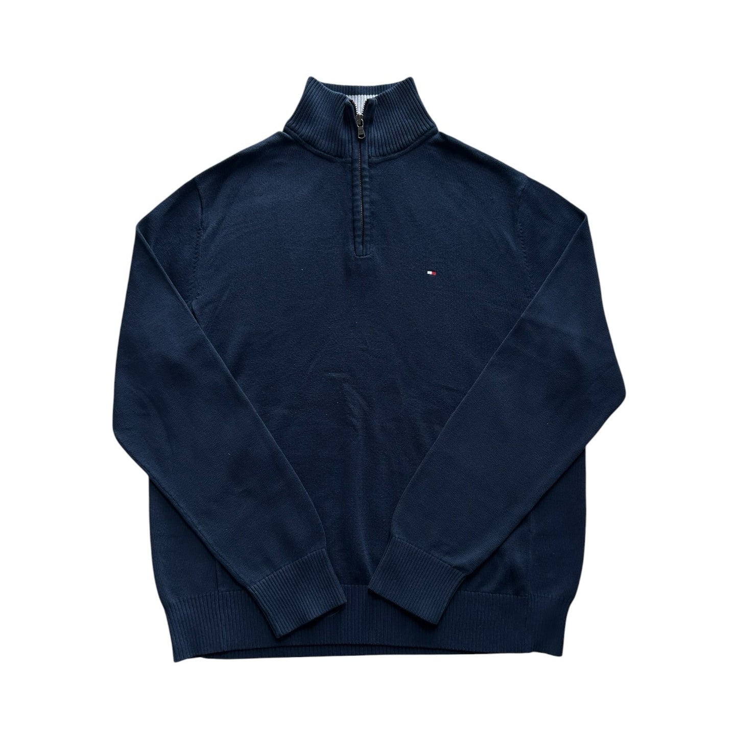 Large Tommy Hilfiger Navy 1/4 Zip