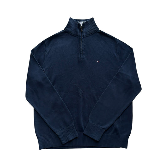 Large Tommy Hilfiger Navy 1/4 Zip