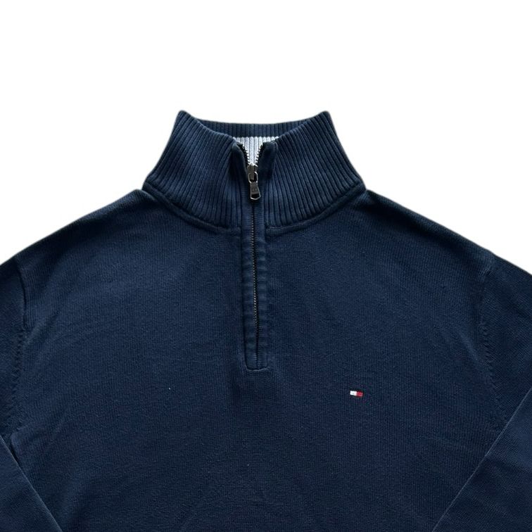Large Tommy Hilfiger Navy 1/4 Zip