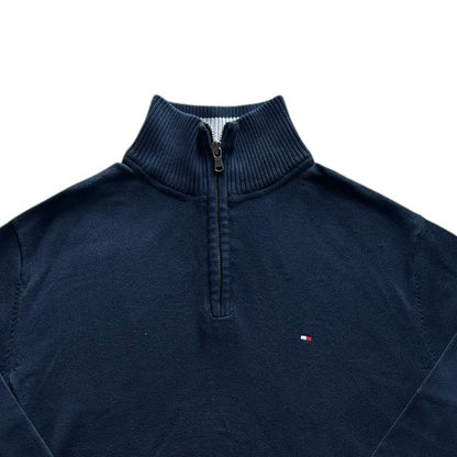 Large Tommy Hilfiger Navy 1/4 Zip