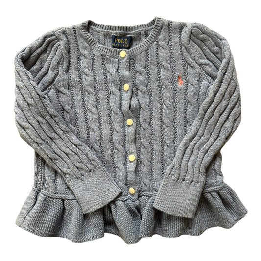 Aged 3 Ralph Lauren Blue Cable Knit Cardigan