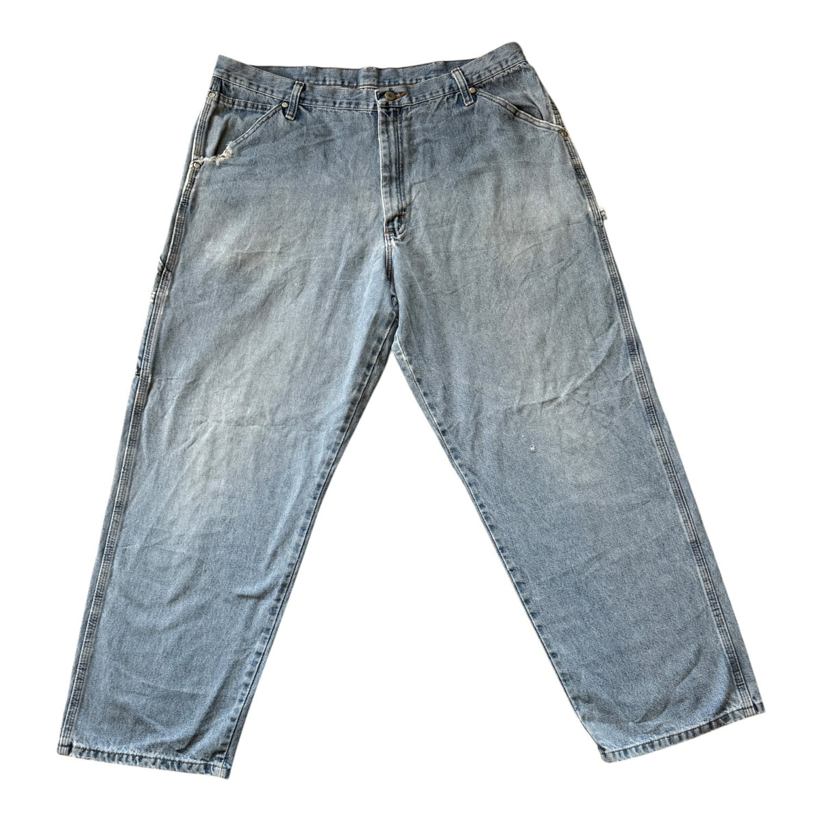 38/30 Wrangler Carpenter Denim Blue Jeans