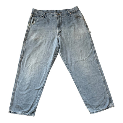 38/30 Wrangler Carpenter Denim Blue Jeans