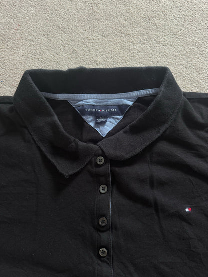 Woman's XXL Tommy Hilfiger Black Polo Shirt