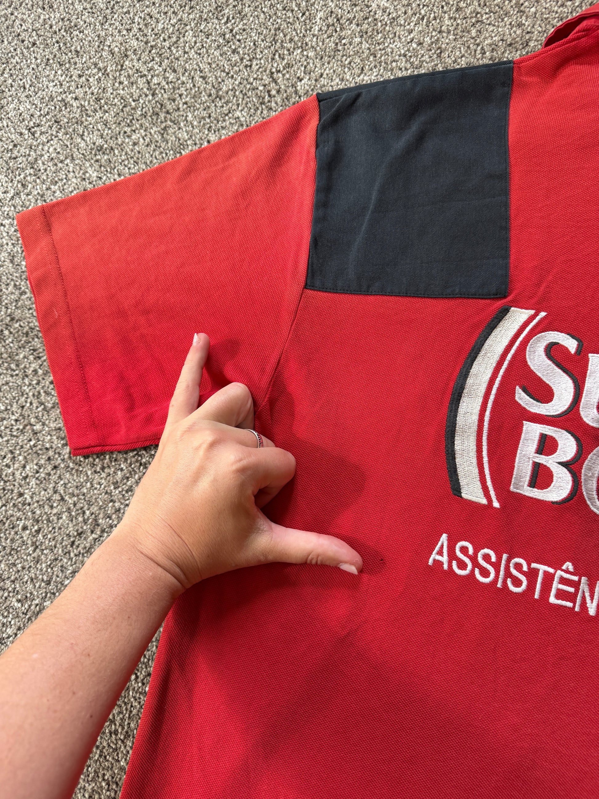 Large Super Bock Red Polo Shirt