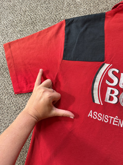 Large Super Bock Red Polo Shirt