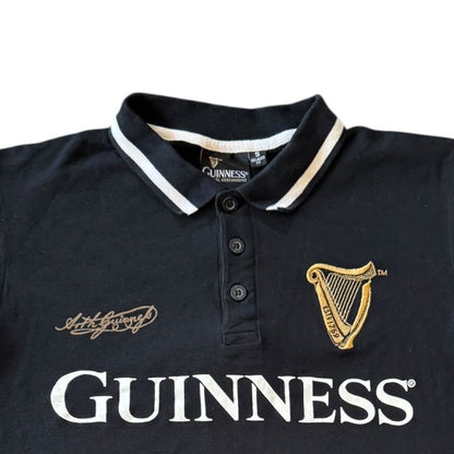 Small Guinness Black Polo Shirt