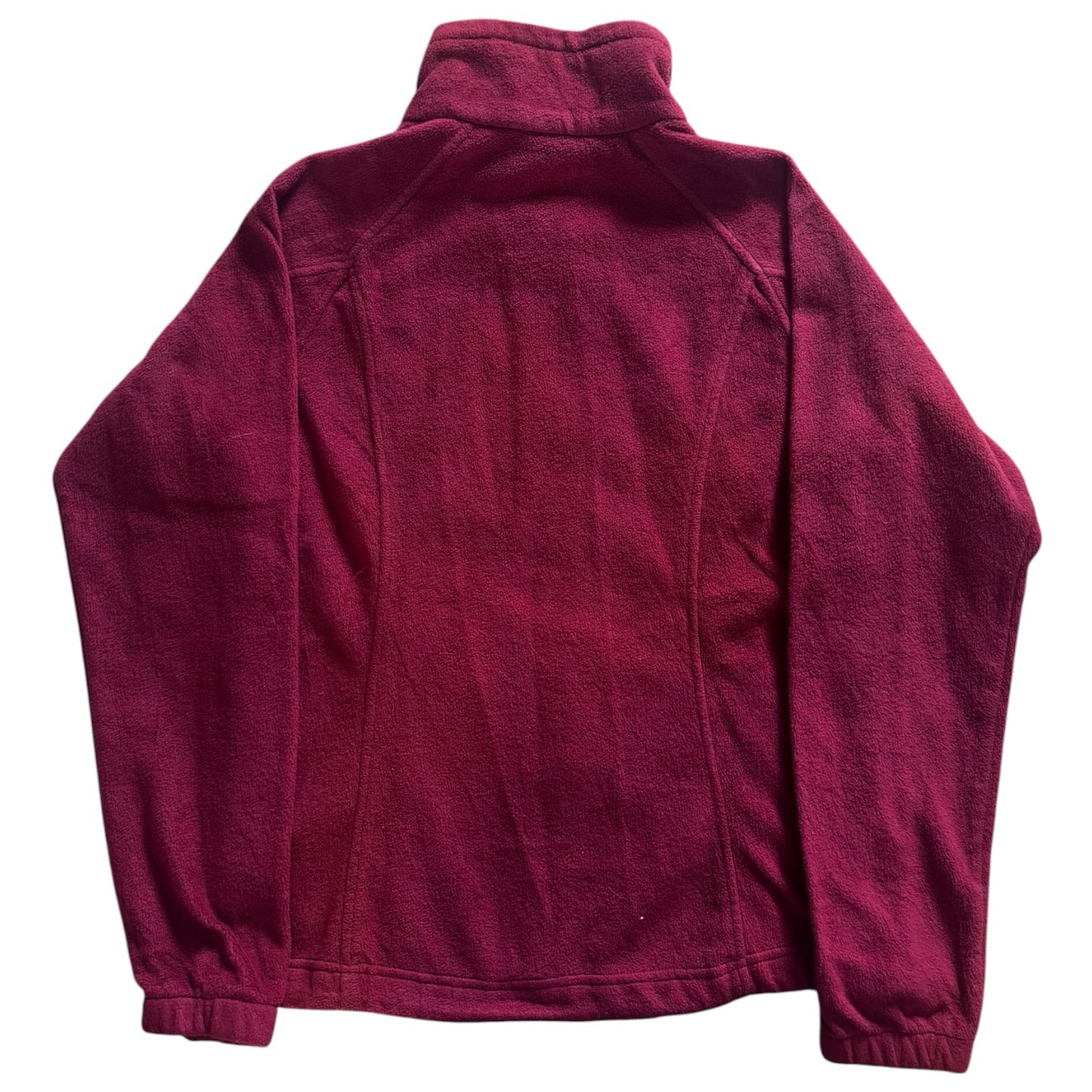 Woman's Medium Columbia Red Full Zip Fleece