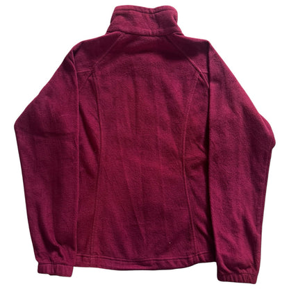 Woman's Medium Columbia Red Full Zip Fleece