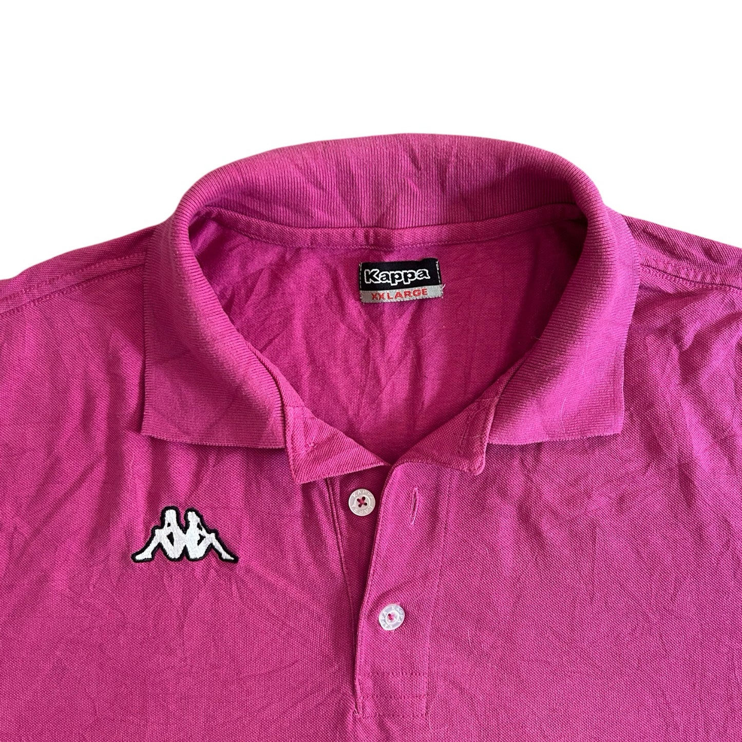 XXL Kappa Bright Pink Polo Shirt