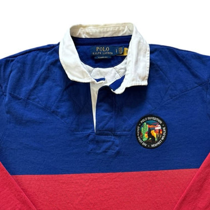 Large Ralph Lauren Expedition Colour Block Rugby Shirt