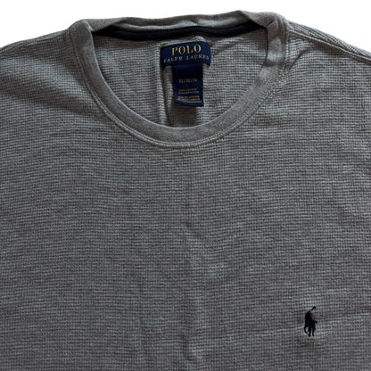 Extra large Ralph Lauren Grey Waffle Knit T-Shirt